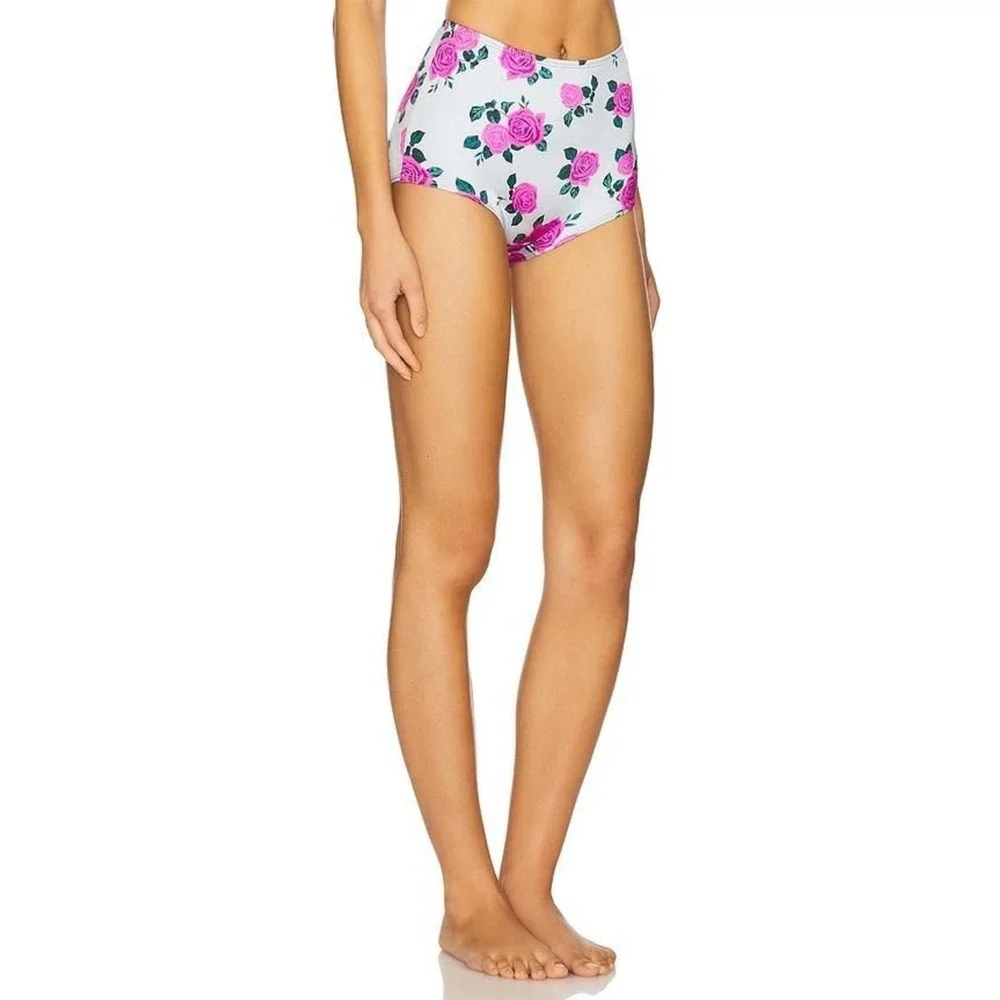 Good American NWT Satin Boy Swim Bikini Shorts - Size 3XL - MSRP‎ $79